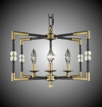 American Brass & Crystal CH3602-32G-36G-ST - Four Light Chandelier